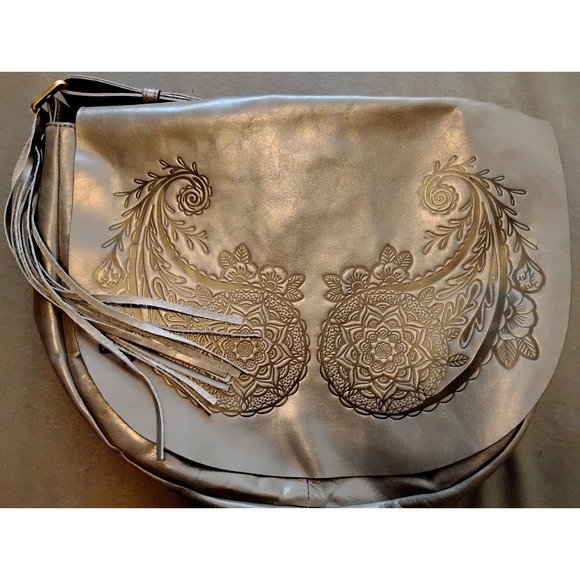 HOBO Handbags - Leather HOBO Inked Hide 2018 Collector's Shoulder Bag indie whimsygoth peasant